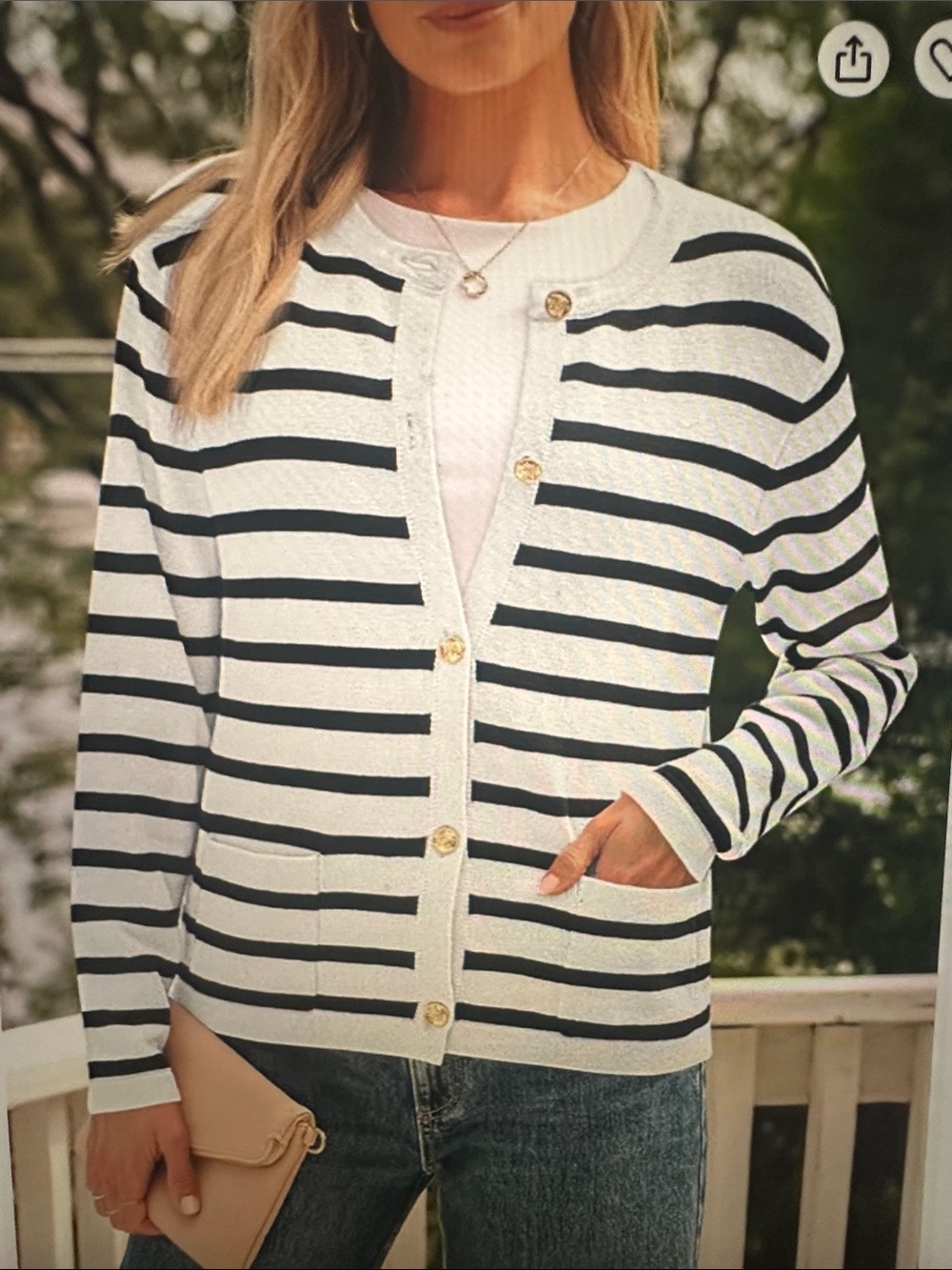 Women’s Soft Knit Cardigan, size Large